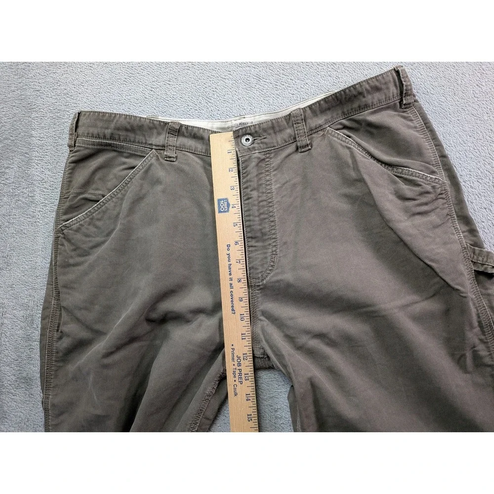 J.Crew Quality Workwear Carpenter Pants Mens 38x32 Green Cotton Utility 820